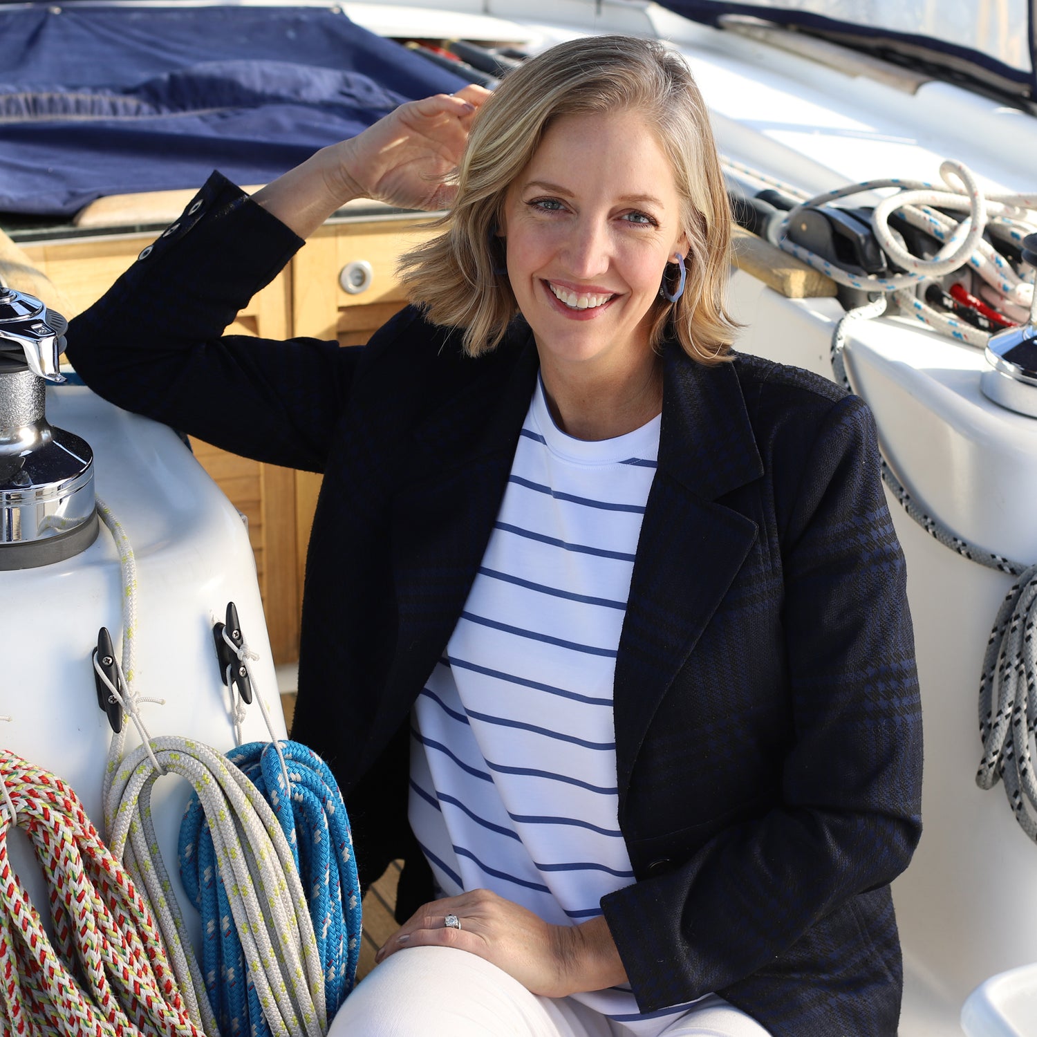 Sarah Soule Webb Portside Sailing Co. Founder Women owned nautical apparel brand based in Pensacola Florida.